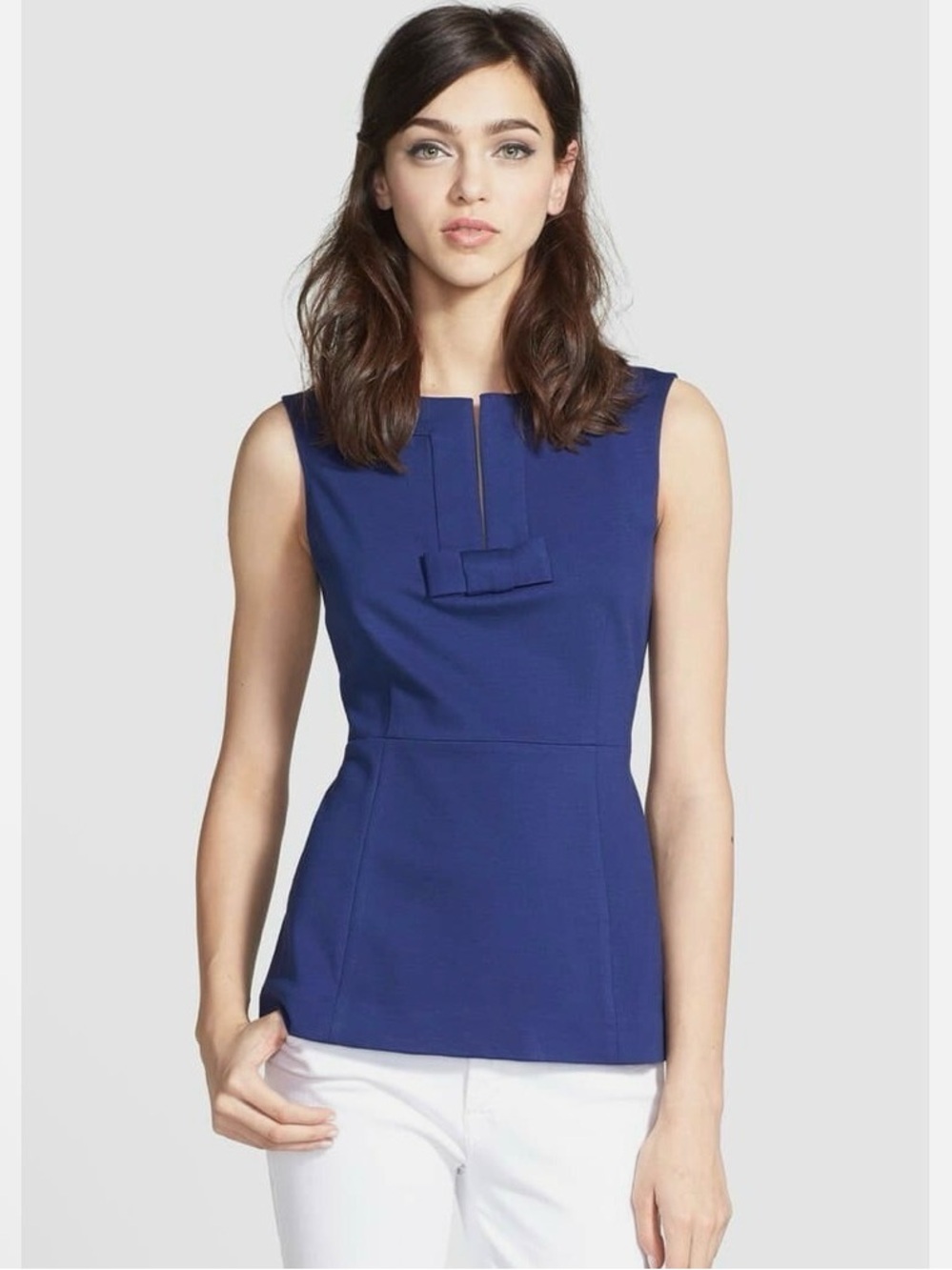 Kate Spade Luma sleeveless peplum top